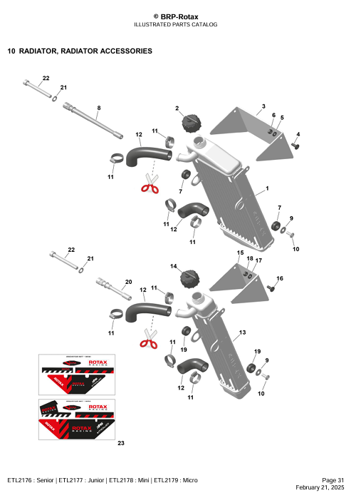 Rotax Radiator Cap #02 #14 DD02 | LEWIS PERFORMANCE KART PARTS AND ...